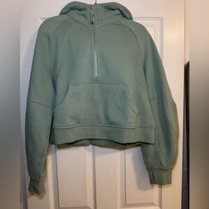 Lululemon Oversized Scuba Half Zip Hoodie M/L Palm Court